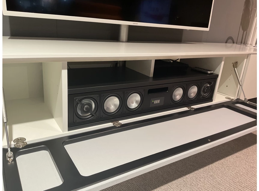 Soundsysteem BRA2 Tv-kast Next hangend smart lack wit Spectral