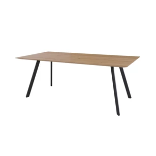 Eettafel Tube actie massief hout rustiek eik Bert Plantagie