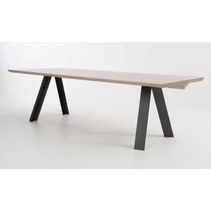 Eettafel Tristan Steel massief hout Bert Plantagie