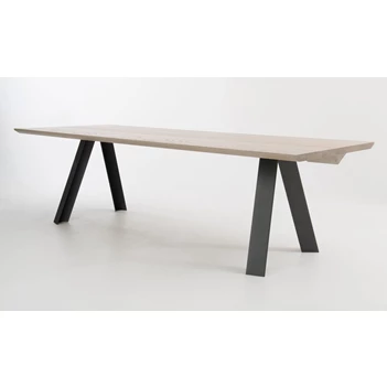 Eettafel Tristan Steel massief hout Bert Plantagie