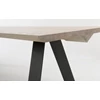 Bladrand Eettafel Tristan Steel massief hout Bert Plantagie