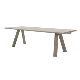 Eettafel Tristan massief hout eik pale grey Bert Plantagie