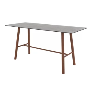 Bartafel Tane blad Dekton metalen onderstel Bert Plantagie