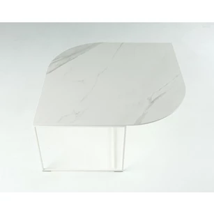 Salontafel Taj-Mahal vierkant blad Dekton marmerlook Bert Plantagie