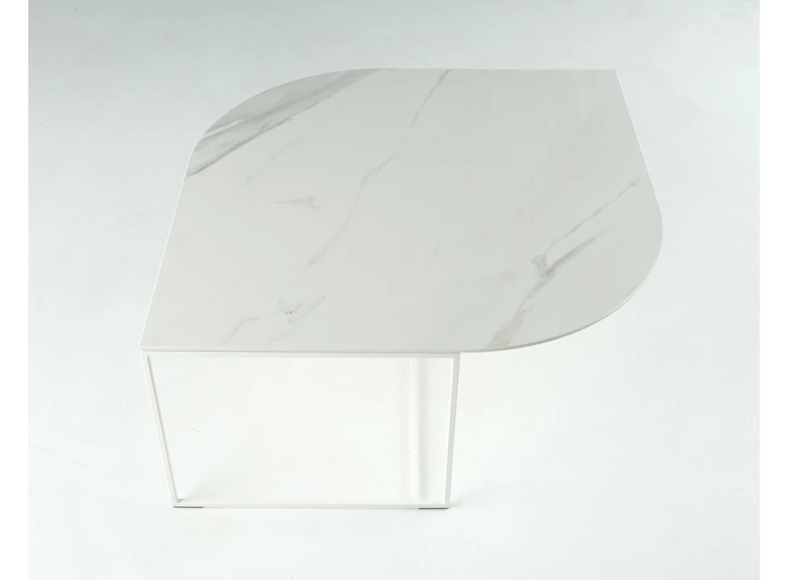 Salontafel Taj-Mahal vierkant blad Dekton marmerlook Bert Plantagie