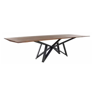 Eettafel Stella massief hout Ameikaans noot Bert Plantagie