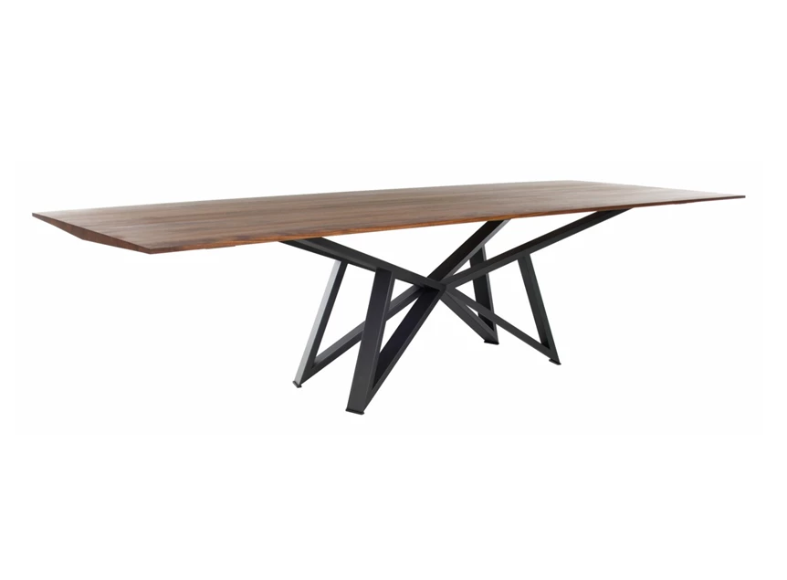 Eettafel Stella massief hout Ameikaans noot Bert Plantagie