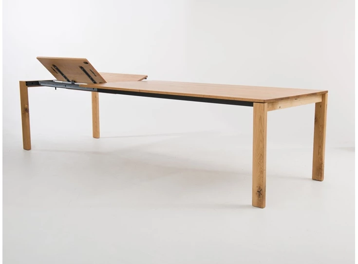 Open systeem Verlengbare eettafel Silvan massief eiken olie noestig Bert Plantagie