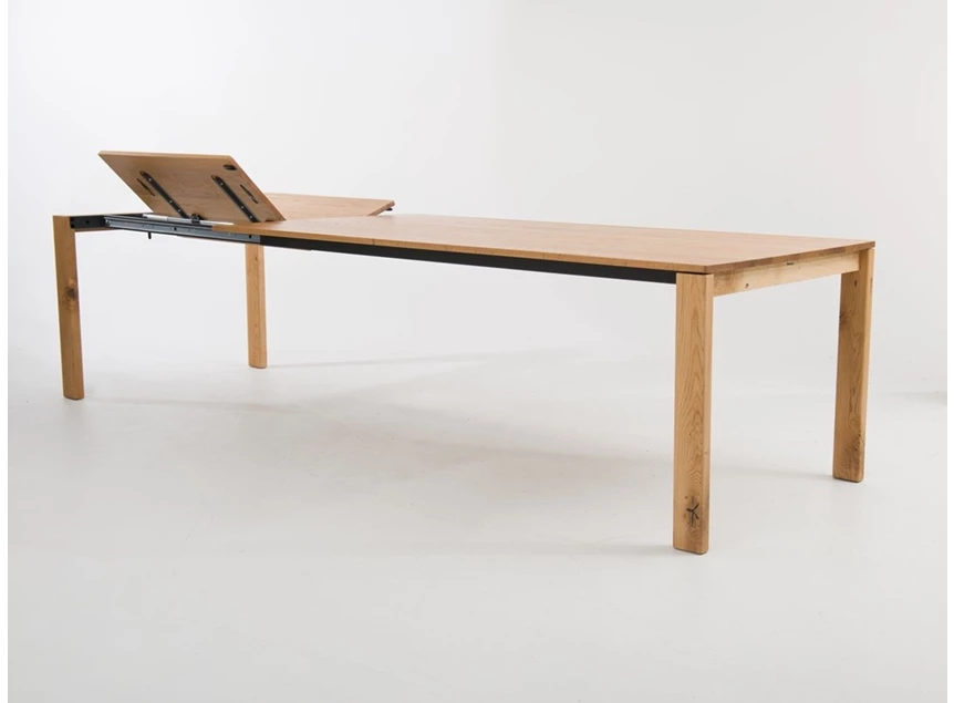 Open systeem Verlengbare eettafel Silvan massief eiken olie noestig Bert Plantagie