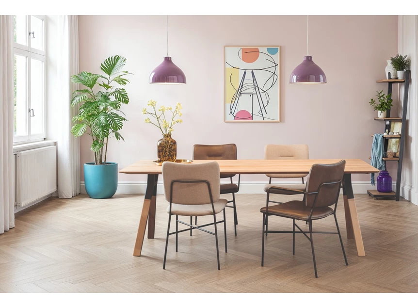 Eettafel Remo Table Talk rechthoekig massief hout eik natuur Bert Plantagie