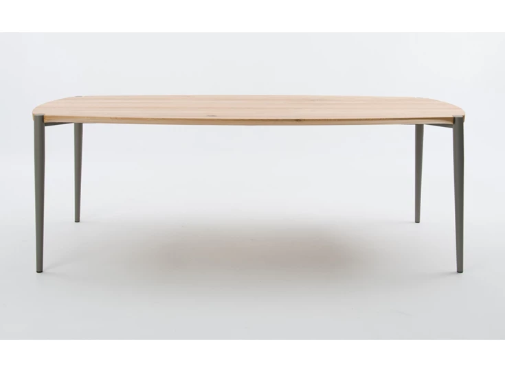 Front Eettafel Poppy massief hout eik naturel Bert Plantagie