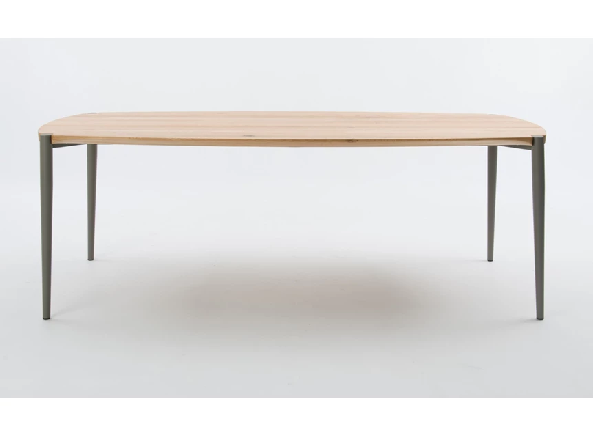 Front Eettafel Poppy massief hout eik naturel Bert Plantagie