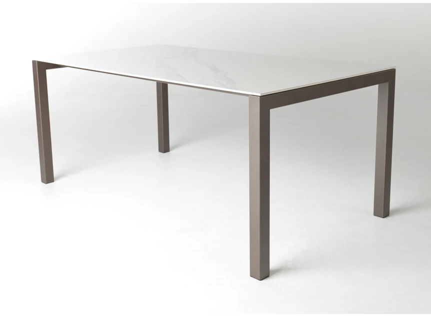 Eettafel Pedro Dekton witte marmerlook Bert Plantagie