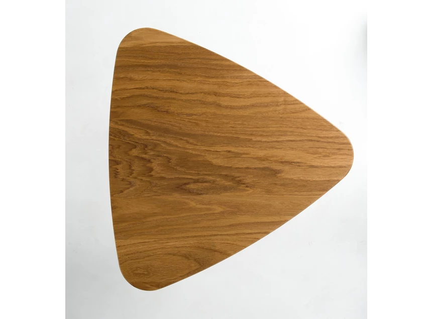 Bladvorm Salontafel Justin massief hout eik natuur Bert Plantagie