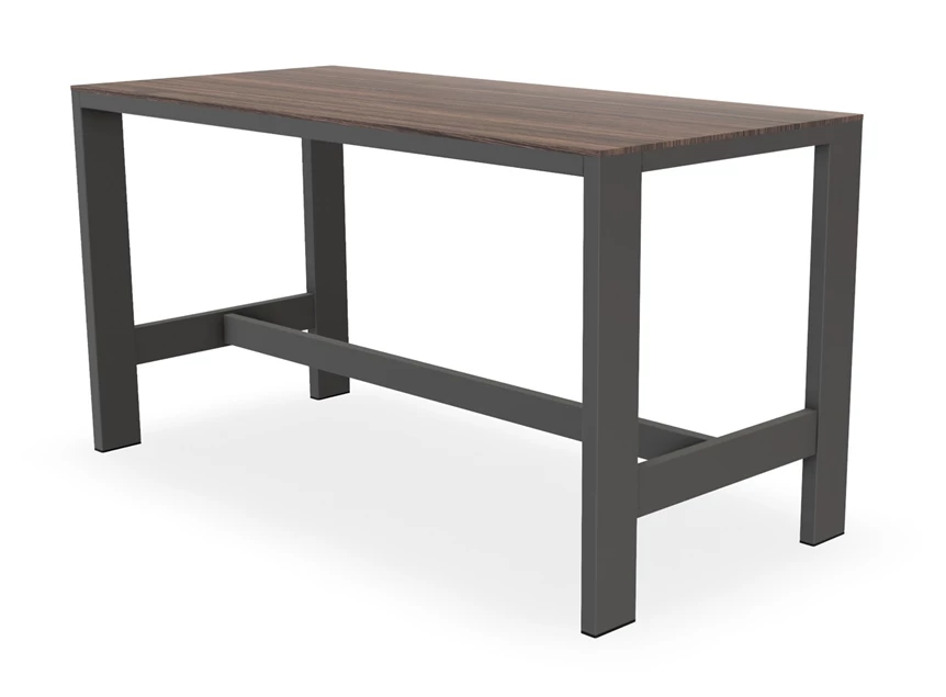 Bartafel Edge blad massief hout eik donkerbruin Bert Plantagie