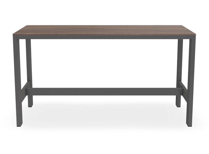 Front Bartafel Edge blad massief hout eik donkerbruin Bert Plantagie