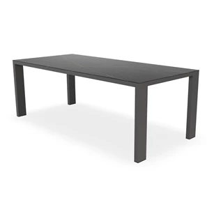 Eettafel Edge blad Dekton donkere marmerlook Bert Plantagie