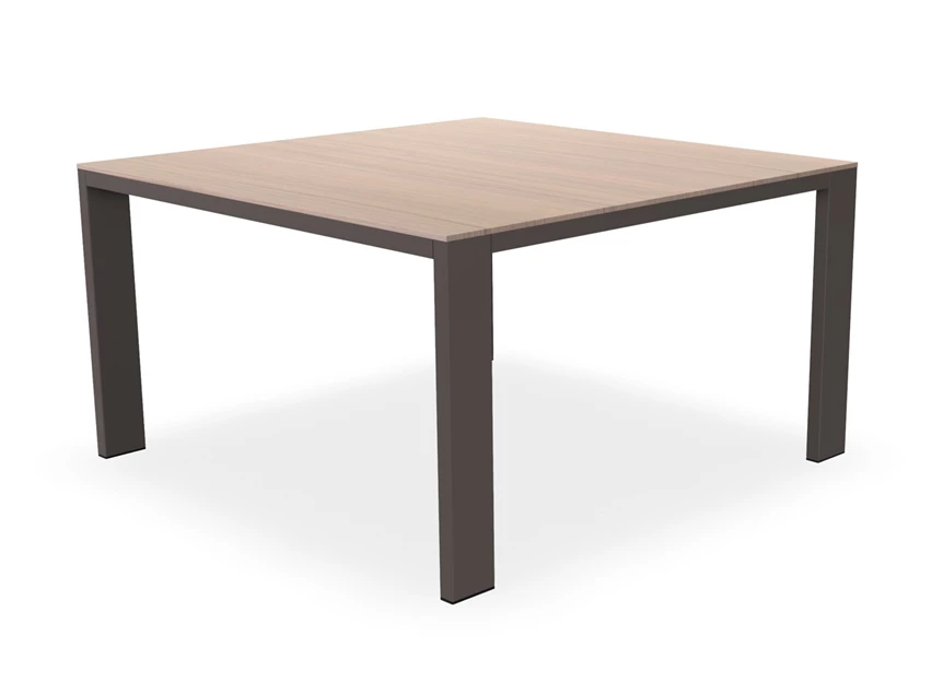 Eettafel Edge vierkant blad massief hout eik natuur Bert Plantagie
