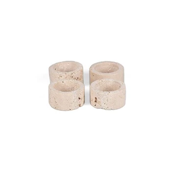 Servetring 5cm travertin Opus - set/4