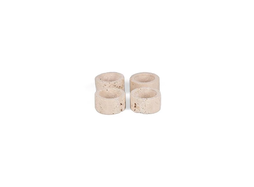 Servetring 5cm travertin Opus - set/4