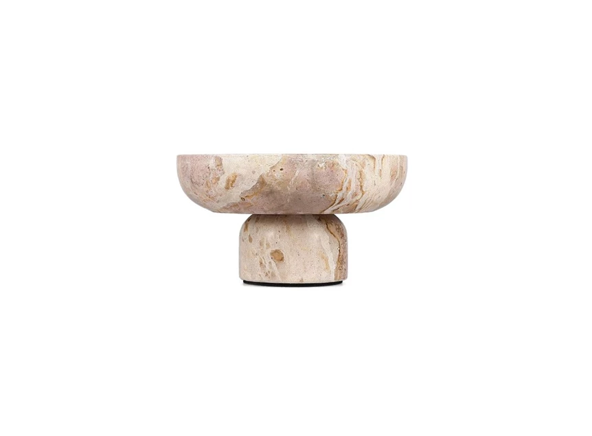 Sierschaal 20xH12cm marmer beige Opus