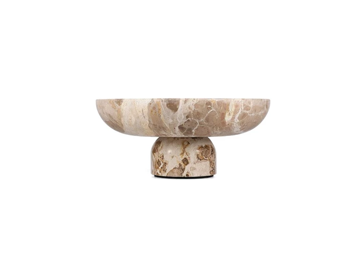 Sierschaal 25,5xH5cm marmer beige Opus