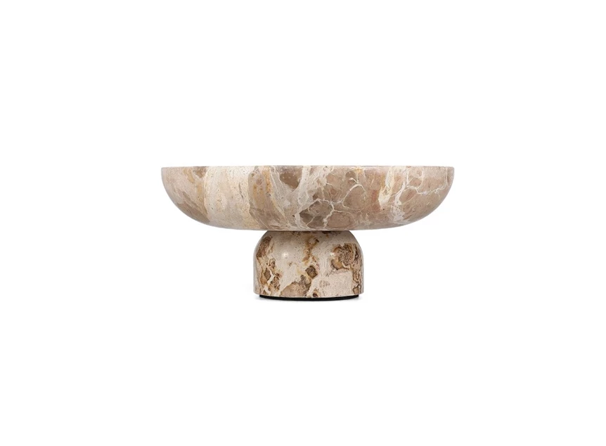 Sierschaal 25,5xH5cm marmer beige Opus