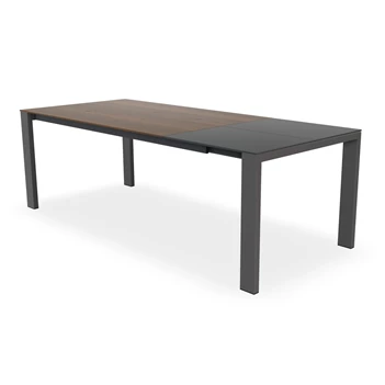 Verlengbare tafel Cervo massief Amerikaans noot Bert Plantagie