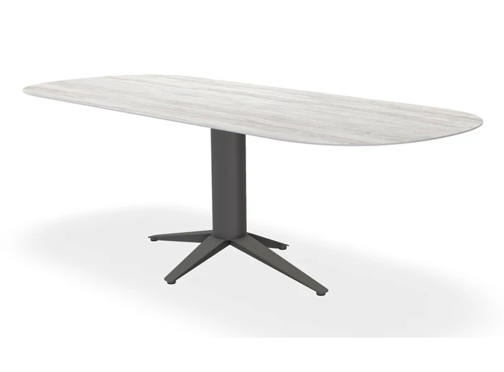 Eettafel Carve Table Talk plat ovaal Dekton Bert Plantagie