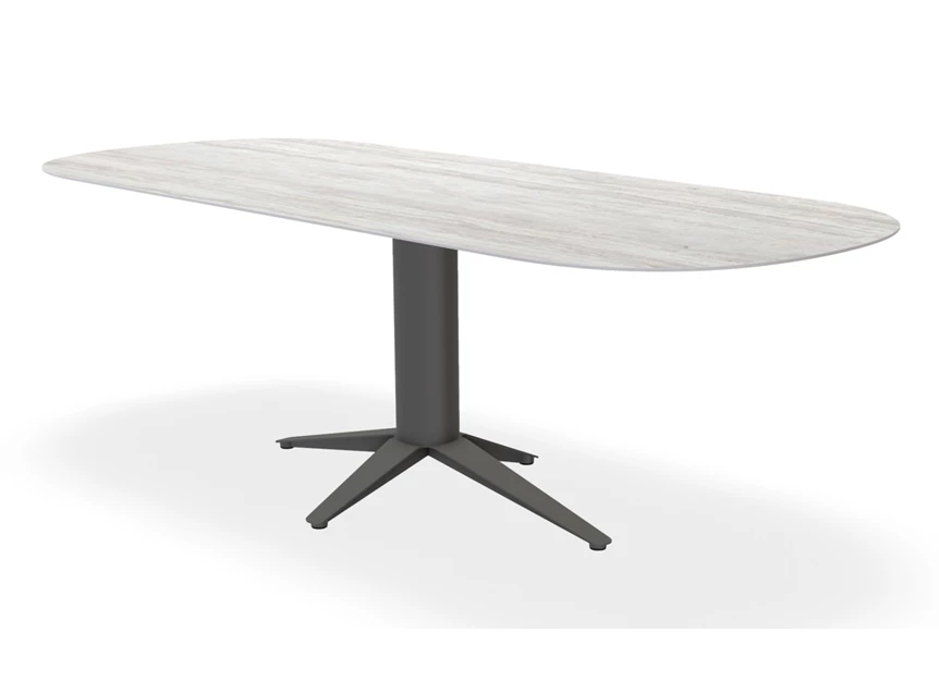Eettafel Carve Table Talk plat ovaal Dekton Bert Plantagie