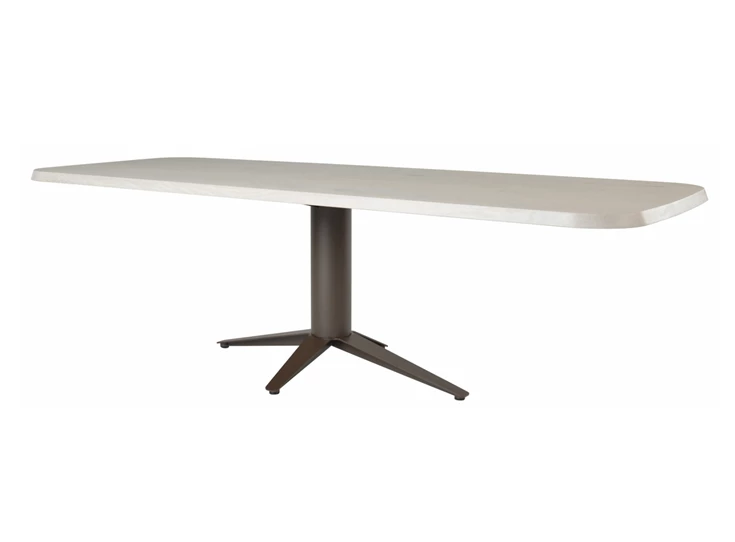 Eettafel Carve Table Talk bootvorm massief eik white wash Bert Plantagie