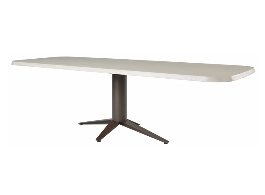 Eettafel Carve Table Talk bootvorm massief eik white wash Bert Plantagie