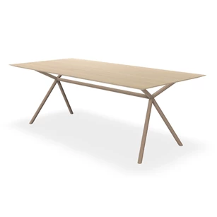 Eettafel Aiven rechthoekig massief eik white wash Bert Plantagie