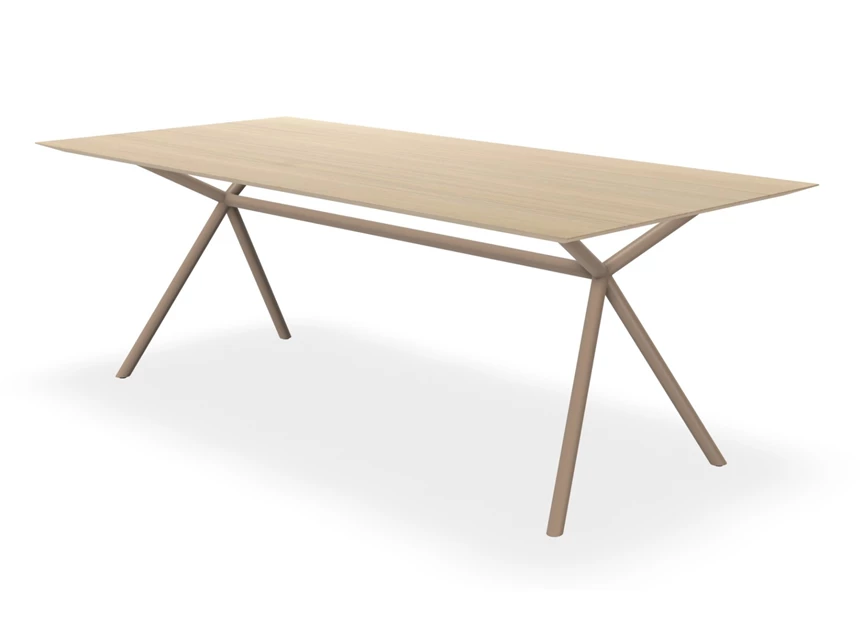 Eettafel Aiven rechthoekig massief eik white wash Bert Plantagie