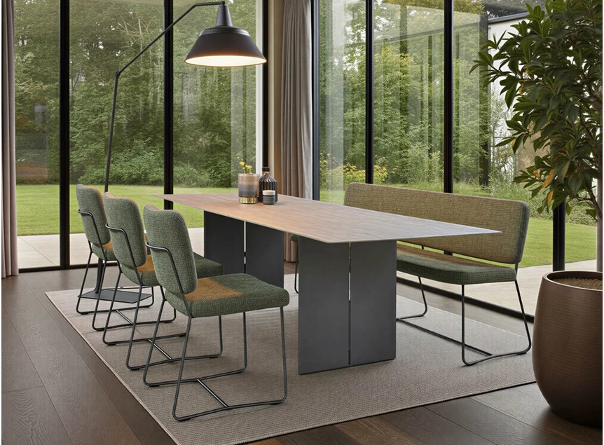 Eettafel Table Talk Santiago blad keramiek Bert Plantagie