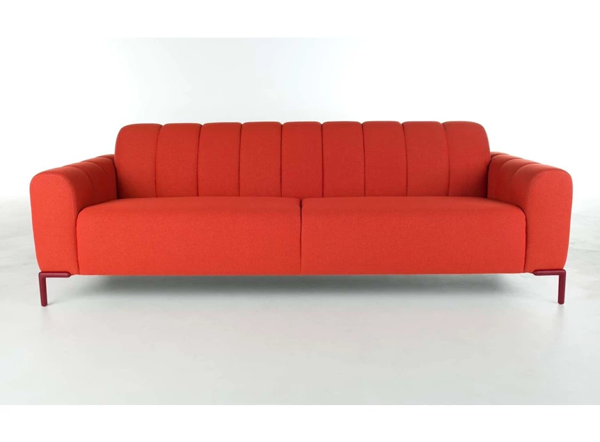 Front Salon canapé 3-zit Bond stof rood Bert Plantagie