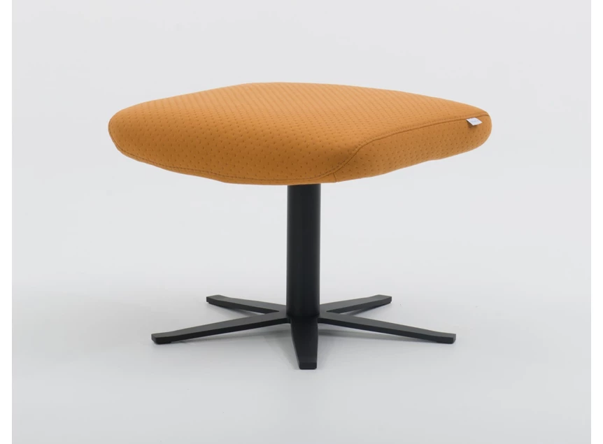 Poef hocker Maple MS37 slim stof oker geel Bert Plantagie