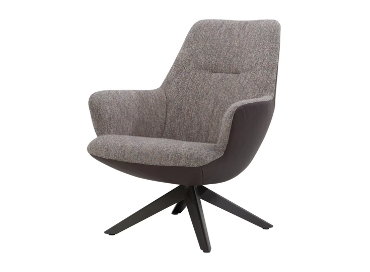 Bijzetzetel Maple M43 Statief slim combi stof leder Bert Plantagie