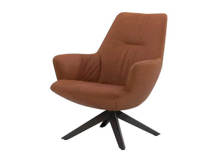 Bijzetzetel Maple M43 Statief légère leder cognac Bert Plantagie