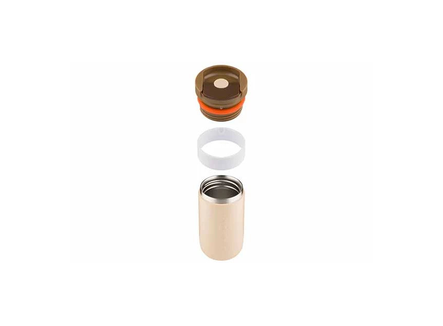 Travel mug earth brown 300ml onderdelen
