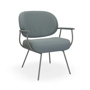 Bijzetzetel Flip F51 stof blauw Bert Plantagie