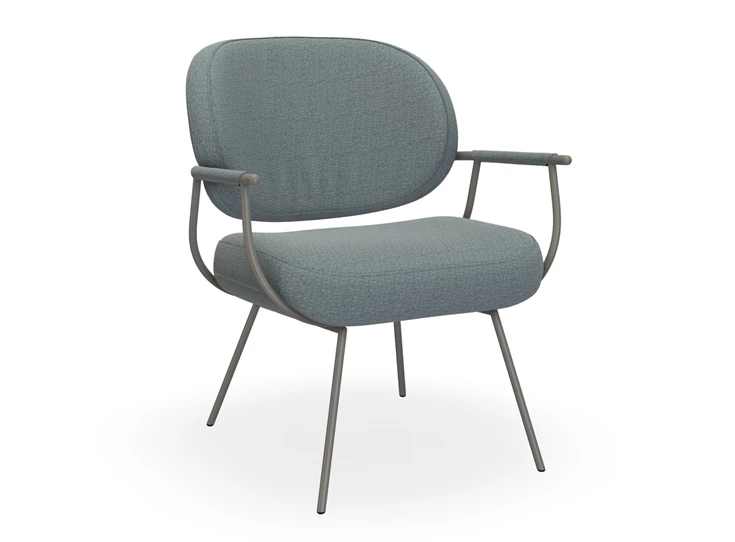 Bijzetzetel Flip F51 stof blauw Bert Plantagie