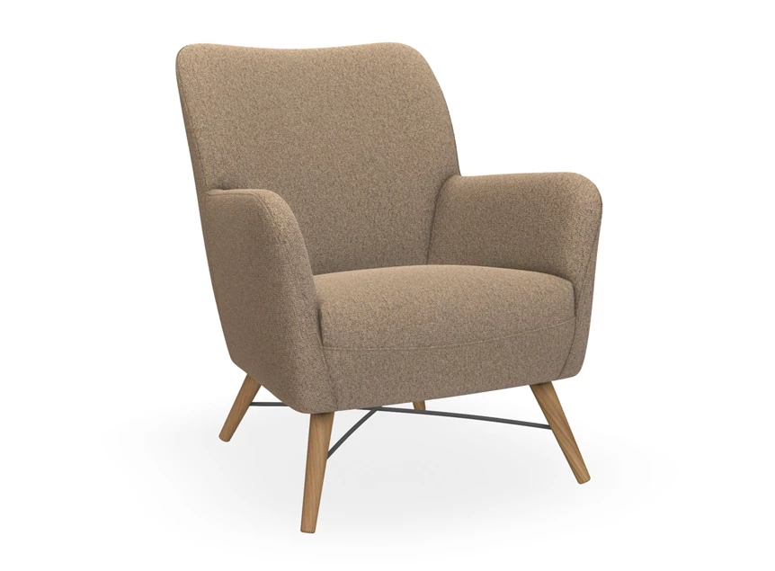 Bijzetzetel Bolero Wood B52 stof zand Bert Plantagie