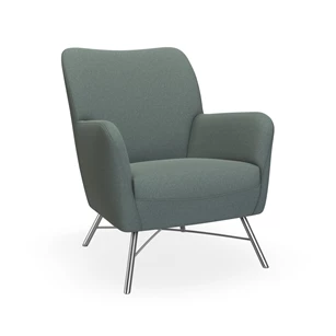 Bijzetzetel Bolero Four B32 stof blauw Bert Plantagie