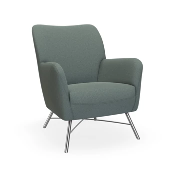Bijzetzetel Bolero Four B32 stof blauw Bert Plantagie