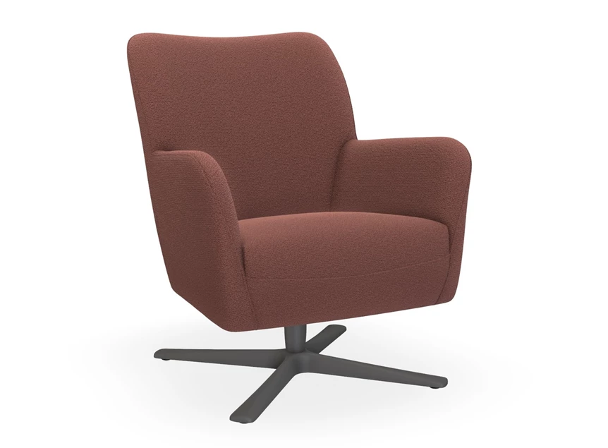Bijzetzetel Bolero Air B42 stof terracotta Bert Plantagie