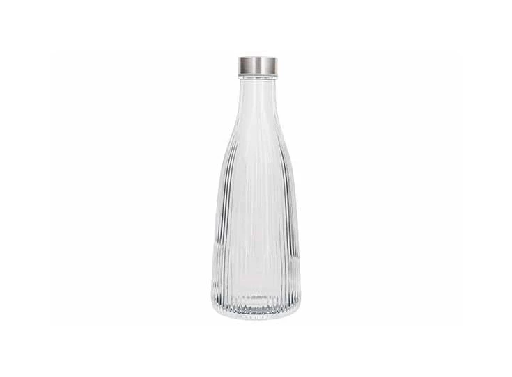 Atla fles 1l natural transparant met deksel