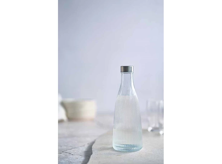 Atla fles 1l natural transparant met deksel sfeerfoto