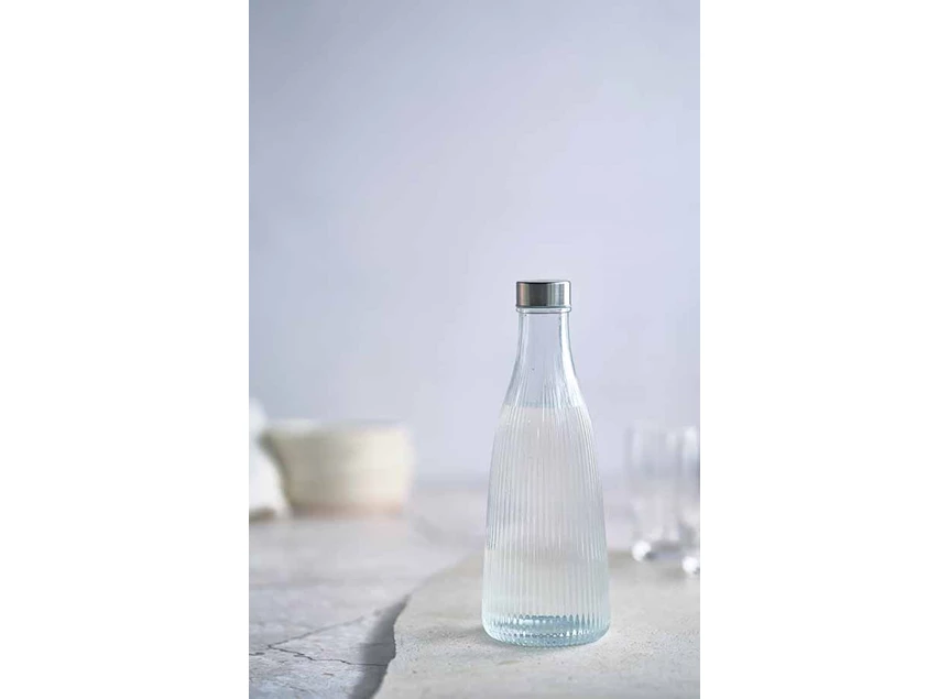 Atla fles 1l natural transparant met deksel sfeerfoto