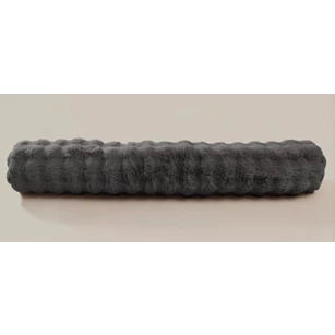 Bodypillow pompom antraciet 140x20